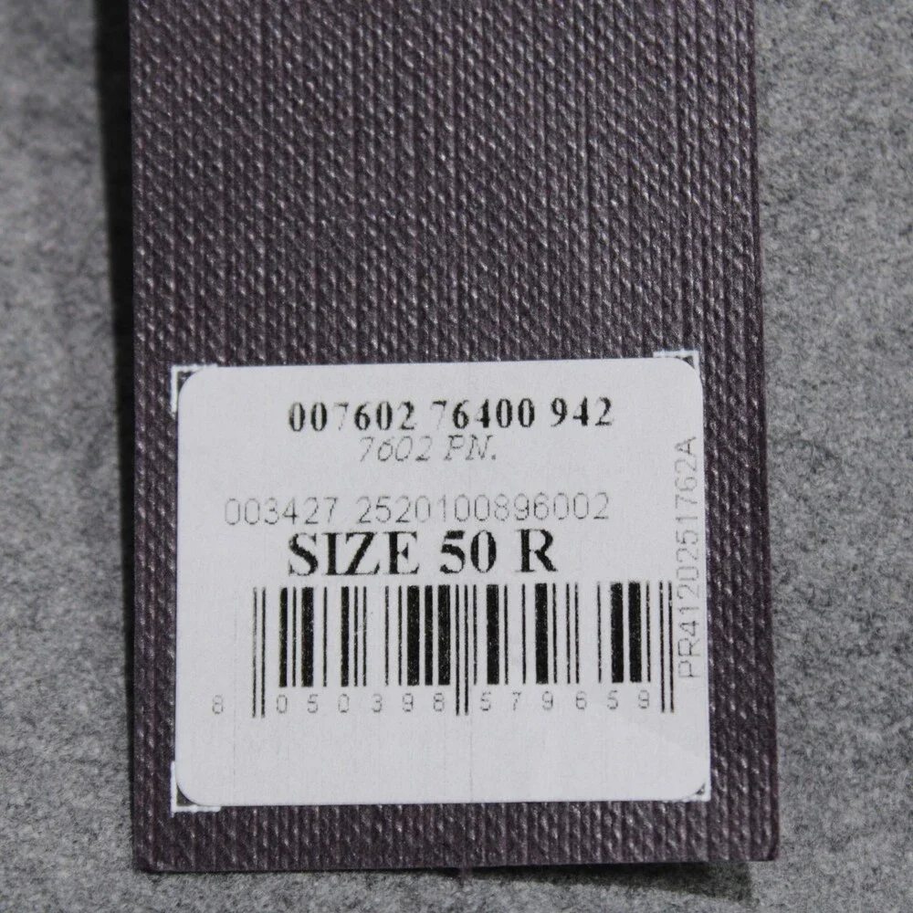Isaia NWT Dress Pants Size 50 (US 34) Regular Fit in Gray Melange 100% Wool